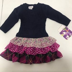 Blueberi Toddler sweater dress
